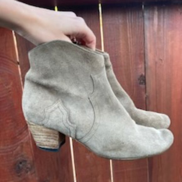 Isabel Marant Grey Dicker Bootie - Picture 3 of 5